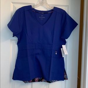 Vera Bradley scrub top Blue Small